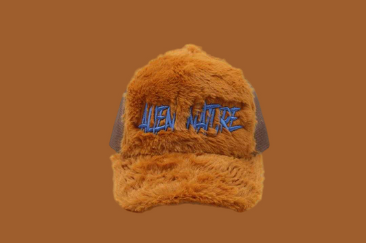 Brown fur Alien nature Hat