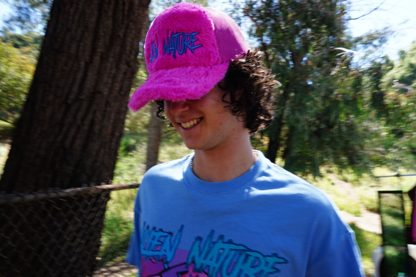 Pink Furry Aliennature Hat