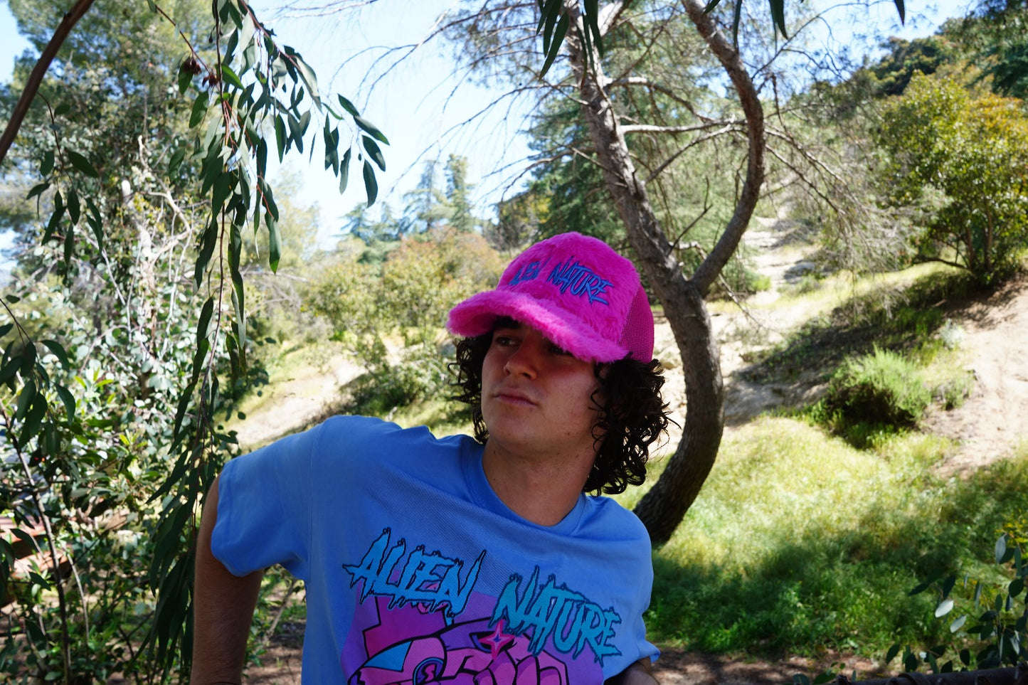 Pink Furry Aliennature Hat