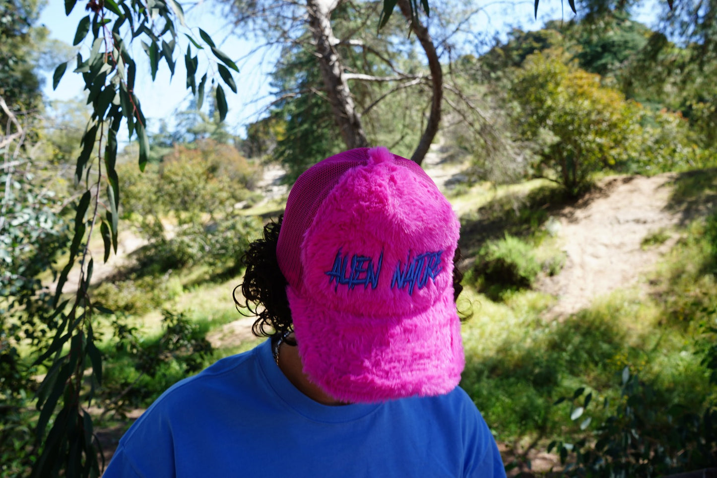 Pink Furry Aliennature Hat